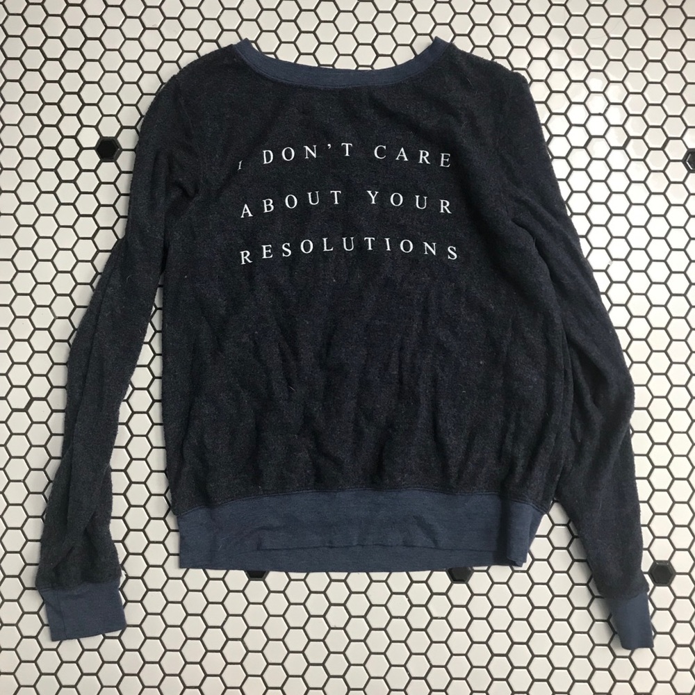Nwot Wildfox sweatshirt size XS New Years